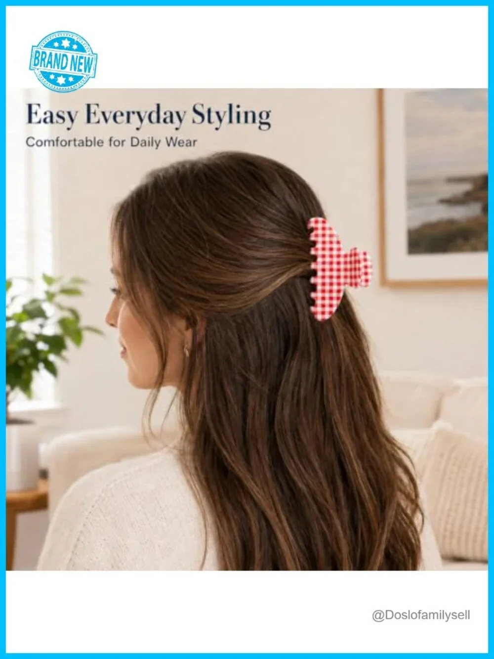 4.1 Inch Acetate Hair Claw Clip for Women, Mix & Match Set